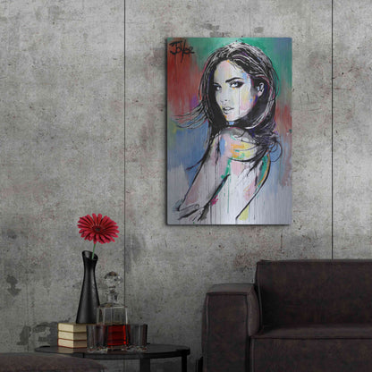 Luxe Metal Art 'Here There Everywhere' by Loui Jover, Metal Wall Art,24x36