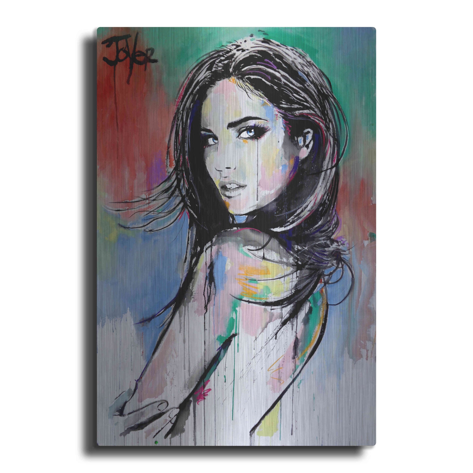 Luxe Metal Art 'Here There Everywhere' by Loui Jover, Metal Wall Art