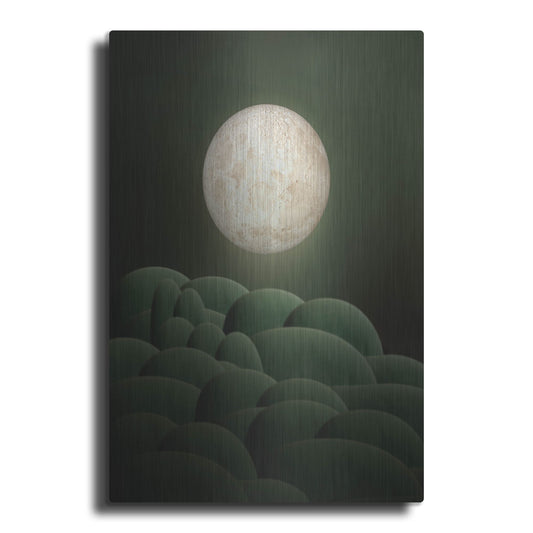 Luxe Metal Art 'Moon Mountain' by Luxe Portfolio, Metal Wall Art