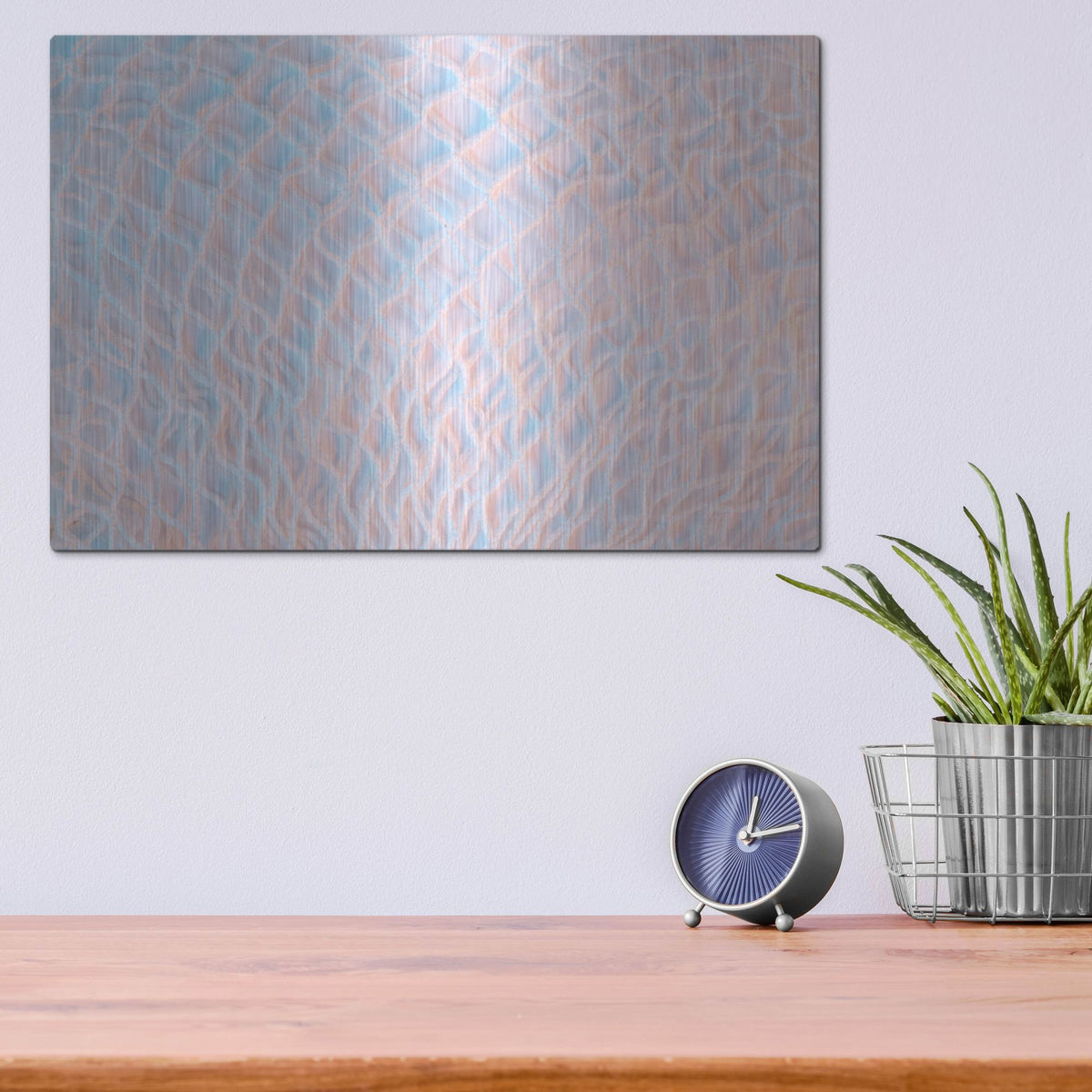 Luxe Metal Art 'Mermaid Skin' by Luxe Portfolio, Metal Wall Art,16x12