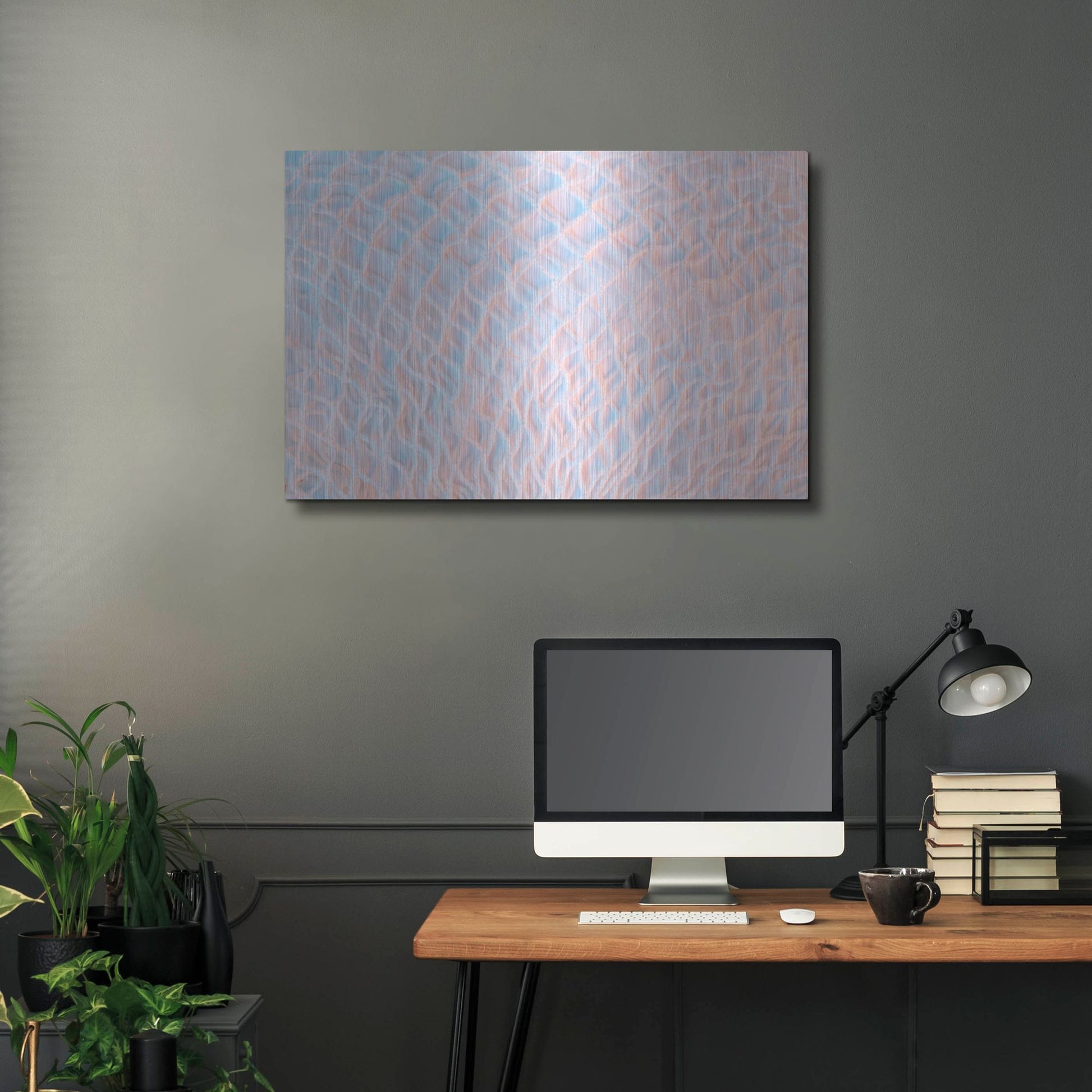 Luxe Metal Art 'Mermaid Skin' by Luxe Portfolio, Metal Wall Art,36x24