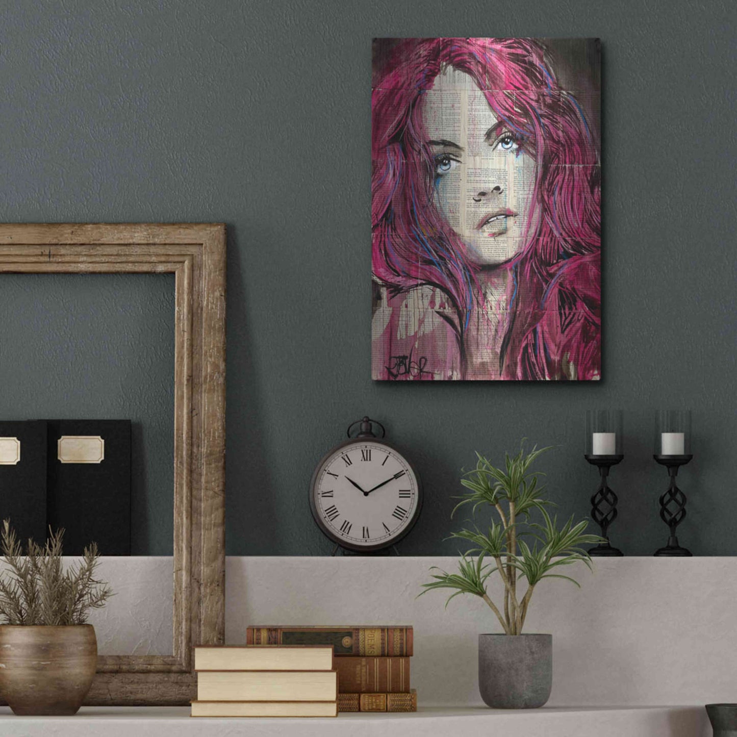 Luxe Metal Art 'Incinerate' by Loui Jover, Metal Wall Art,12x16