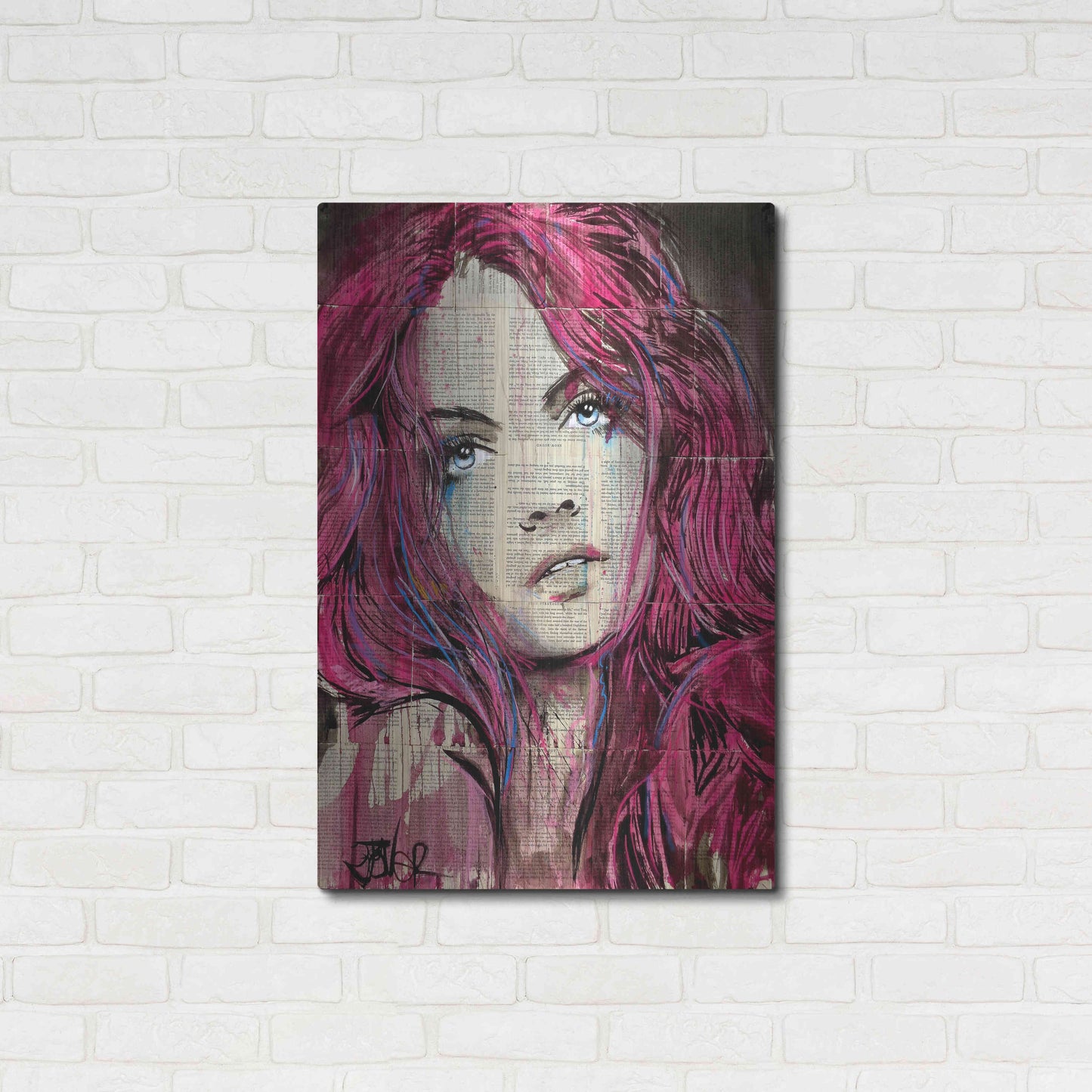 Luxe Metal Art 'Incinerate' by Loui Jover, Metal Wall Art,24x36