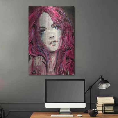 Luxe Metal Art 'Incinerate' by Loui Jover, Metal Wall Art,24x36