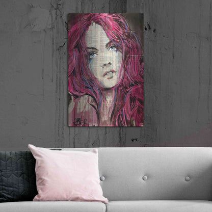 Luxe Metal Art 'Incinerate' by Loui Jover, Metal Wall Art,24x36