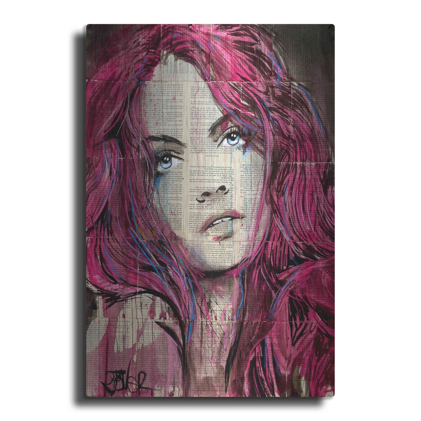 Luxe Metal Art 'Incinerate' by Loui Jover, Metal Wall Art