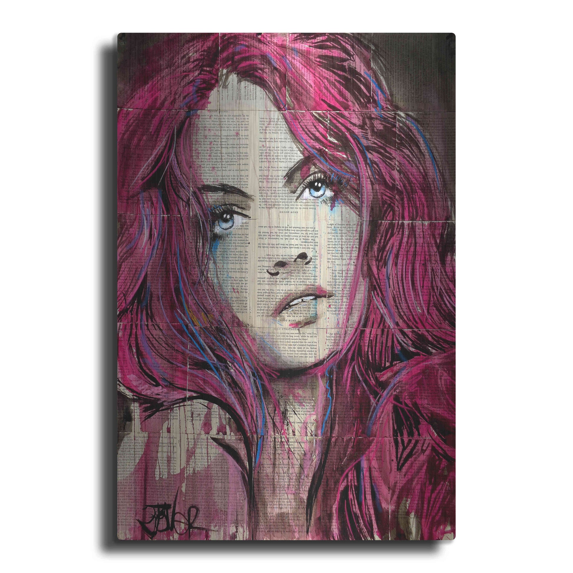 Luxe Metal Art 'Incinerate' by Loui Jover, Metal Wall Art