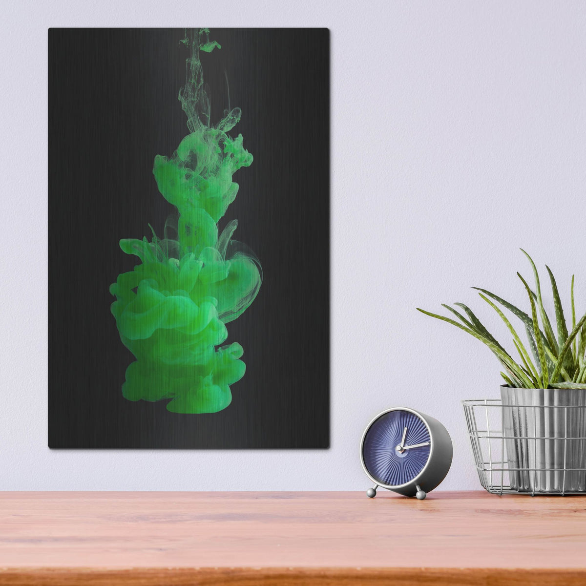 Luxe Metal Art 'Lime Juice' by Luxe Portfolio, Metal Wall Art,12x16