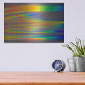 'Life Is Like A Prism' by Luxe Metal Portfolio – Metal Wall Art, 16x12 room view