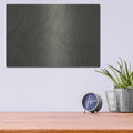 'Kinetic Stripes' by Luxe Metal Portfolio – Metal Wall Art, 16x12 room view