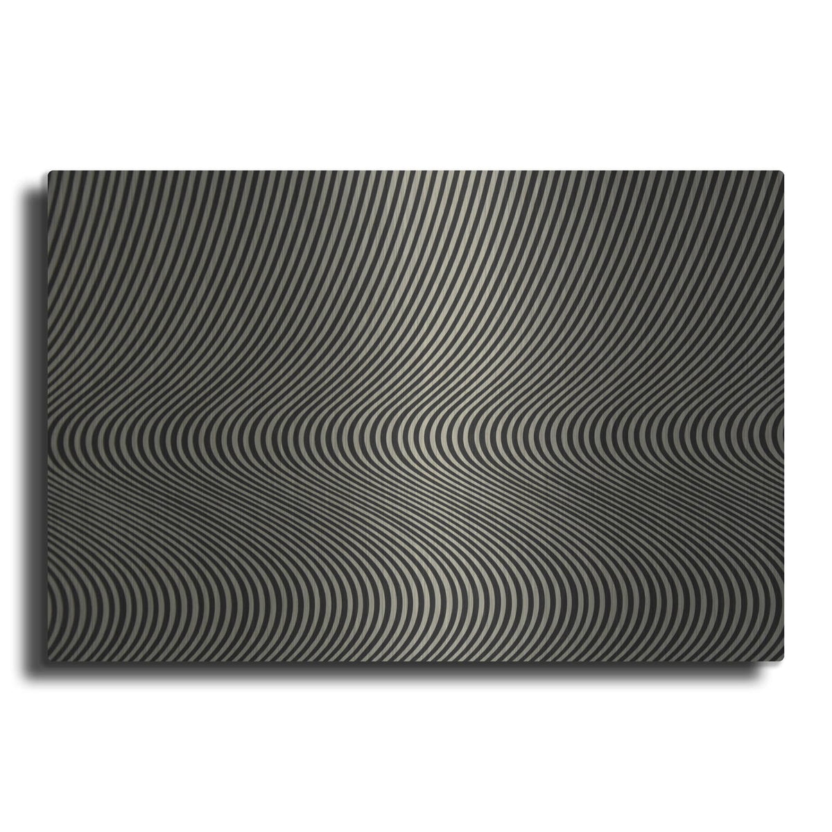 'Kinetic Stripes' by Luxe Metal Portfolio – Metal Wall Art