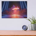 'It Was All A Dream' by Luxe Metal Portfolio – Metal Wall Art, 16x12 room view