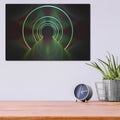 'Into The Future' by Luxe Metal Portfolio – Metal Wall Art, 16x12 room view