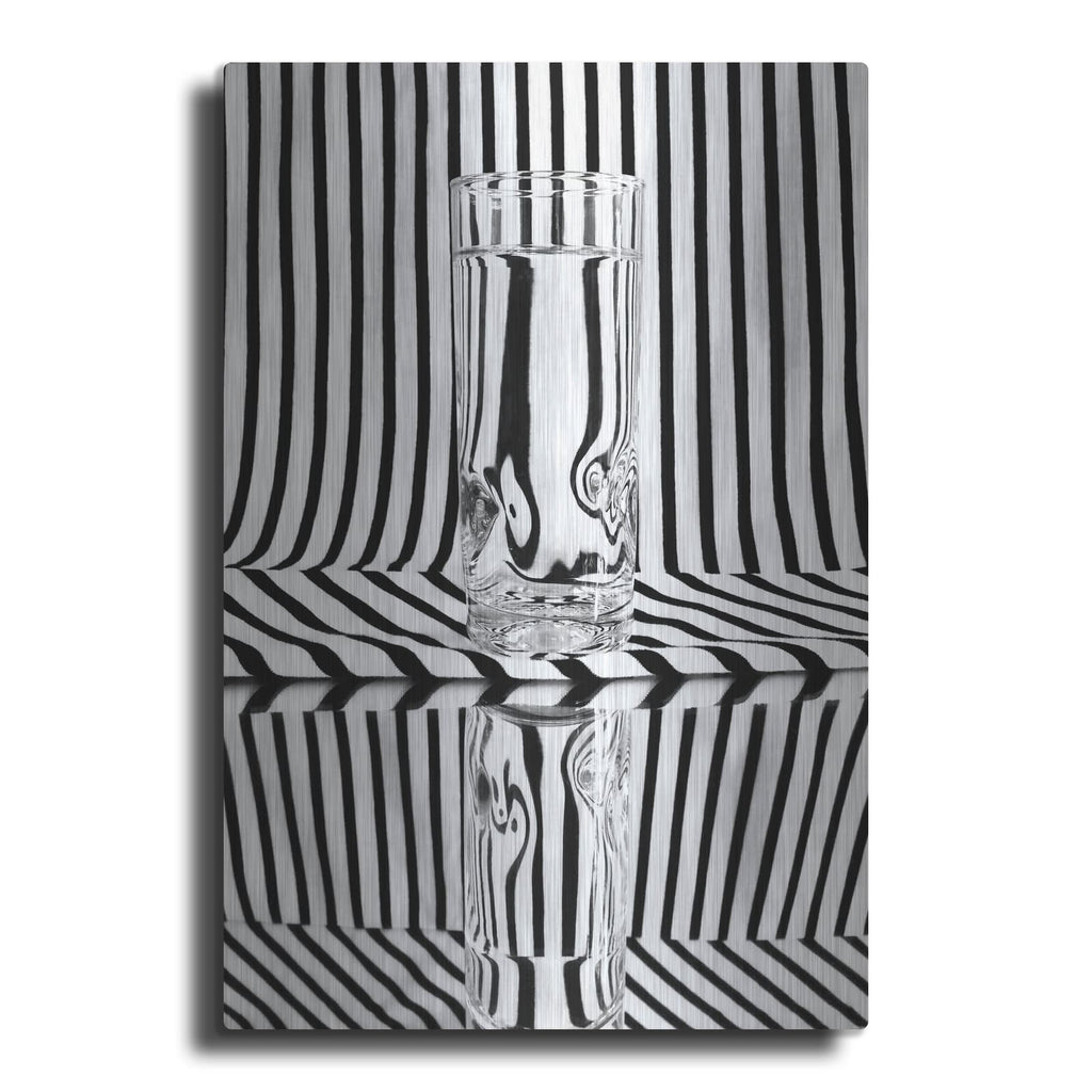 'Glass Of Water' by Luxe Metal Portfolio – Metal Wall Art