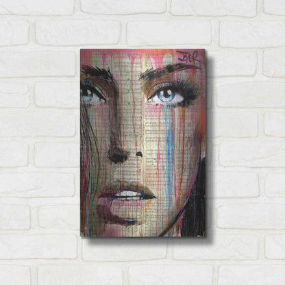 Luxe Metal Art 'Jaime Mon Amour' by Loui Jover, Metal Wall Art,12x16