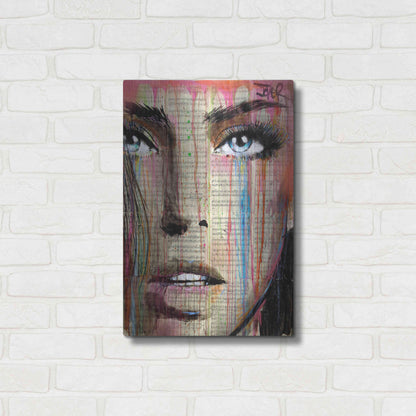 Luxe Metal Art 'Jaime Mon Amour' by Loui Jover, Metal Wall Art,16x24