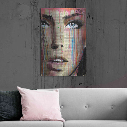 Luxe Metal Art 'Jaime Mon Amour' by Loui Jover, Metal Wall Art,24x36