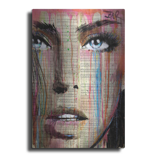 Luxe Metal Art 'Jaime Mon Amour' by Loui Jover, Metal Wall Art