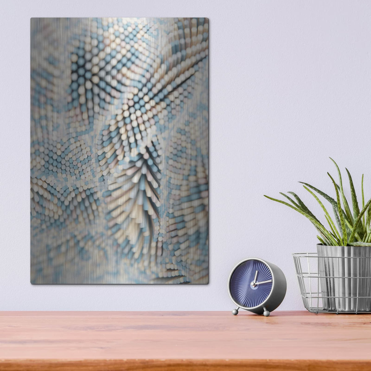 'Fluid Motion' by Luxe Metal Portfolio – Metal Wall Art, 12x16 room view