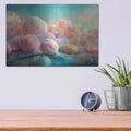 'Flamingos In The Rough' by Luxe Metal Portfolio – Metal Wall Art, 16x12 room view