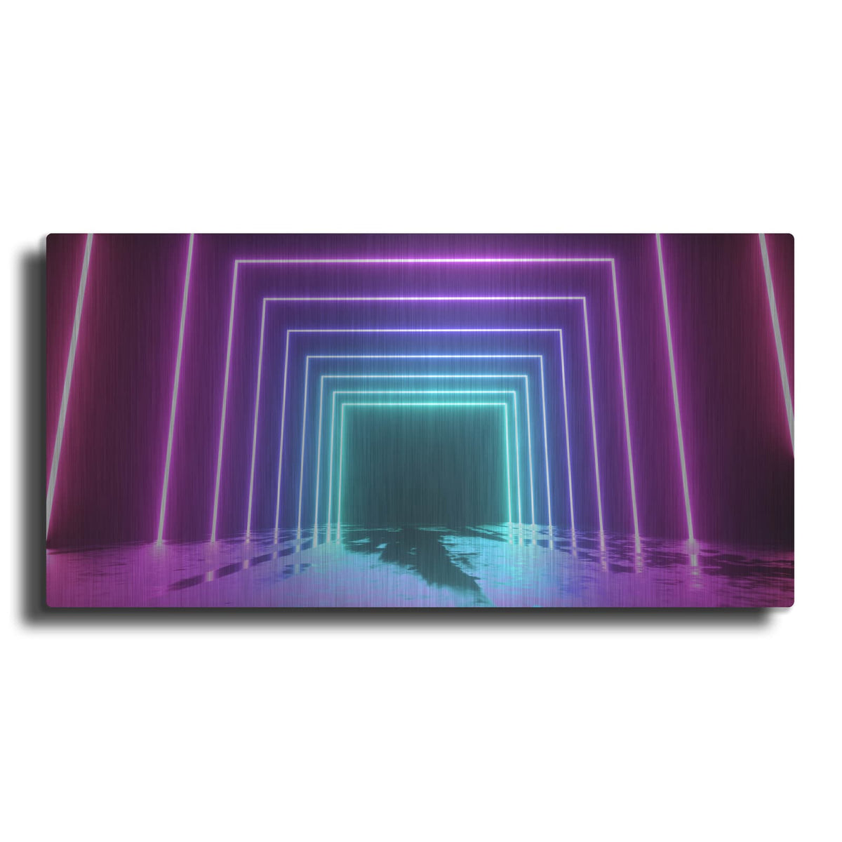 'Cyberpunk Future' by Luxe Metal Portfolio – Metal Wall Art