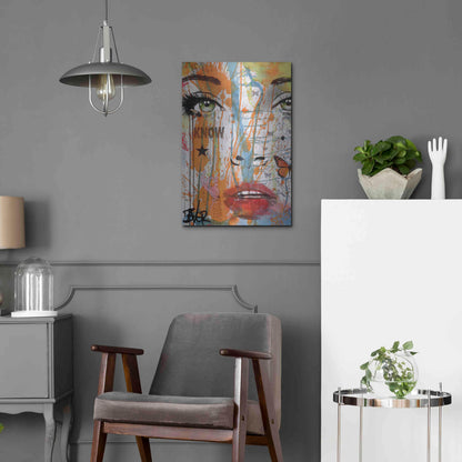 Luxe Metal Art 'Know' by Loui Jover, Metal Wall Art,16x24