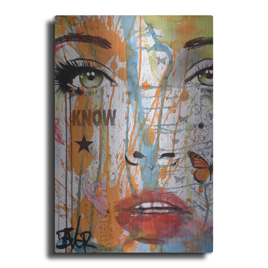 Luxe Metal Art 'Know' by Loui Jover, Metal Wall Art