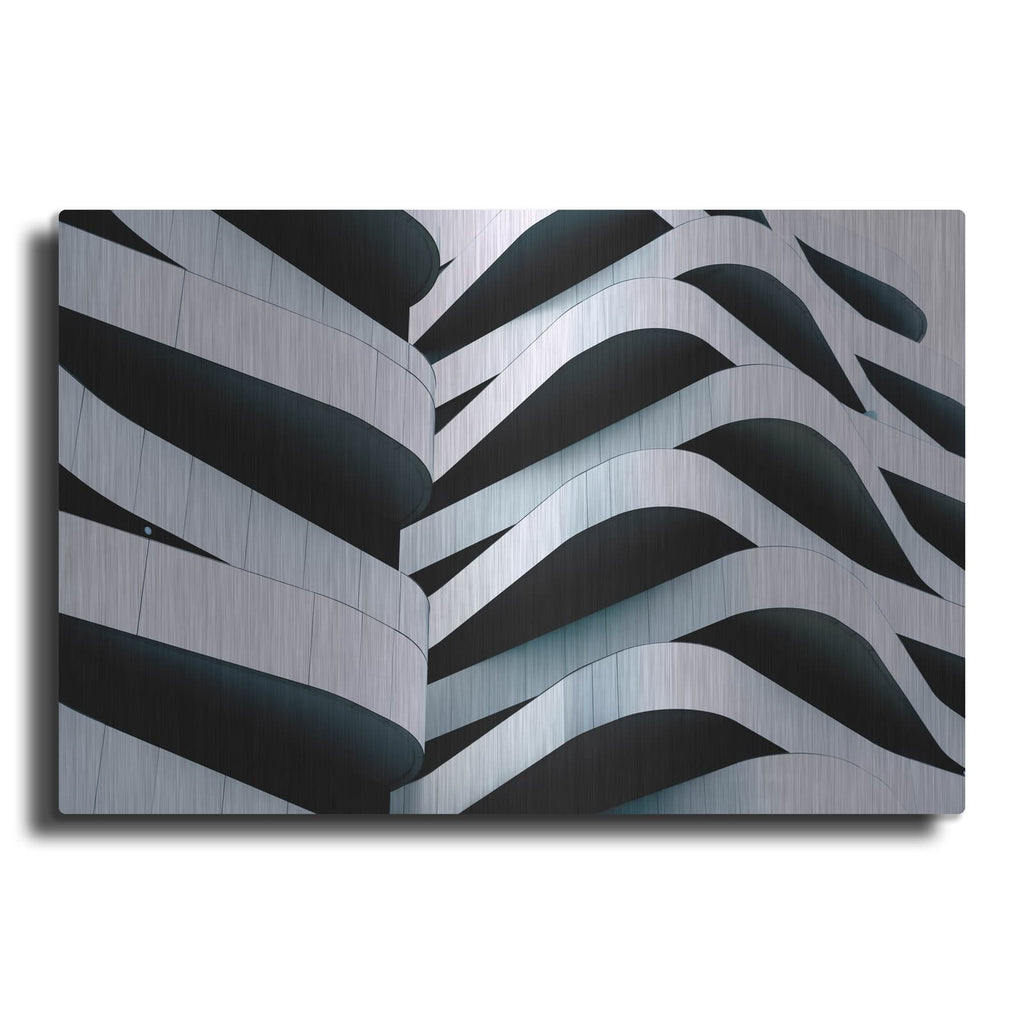 'Concrete Puzzle' by Luxe Metal Portfolio – Metal Wall Art