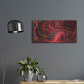 'Cherry Marble' by Luxe Metal Portfolio – Metal Wall Art, 24x12 room view
