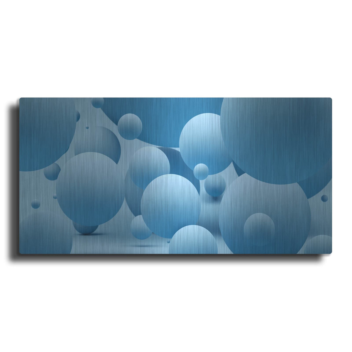 'Bubble Rain' by Luxe Metal Portfolio – Metal Wall Art