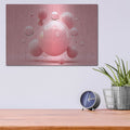 'Bubble Gum' by Luxe Metal Portfolio – Metal Wall Art, 16x12 room view