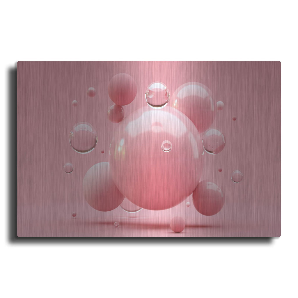 'Bubble Gum' by Luxe Metal Portfolio – Metal Wall Art