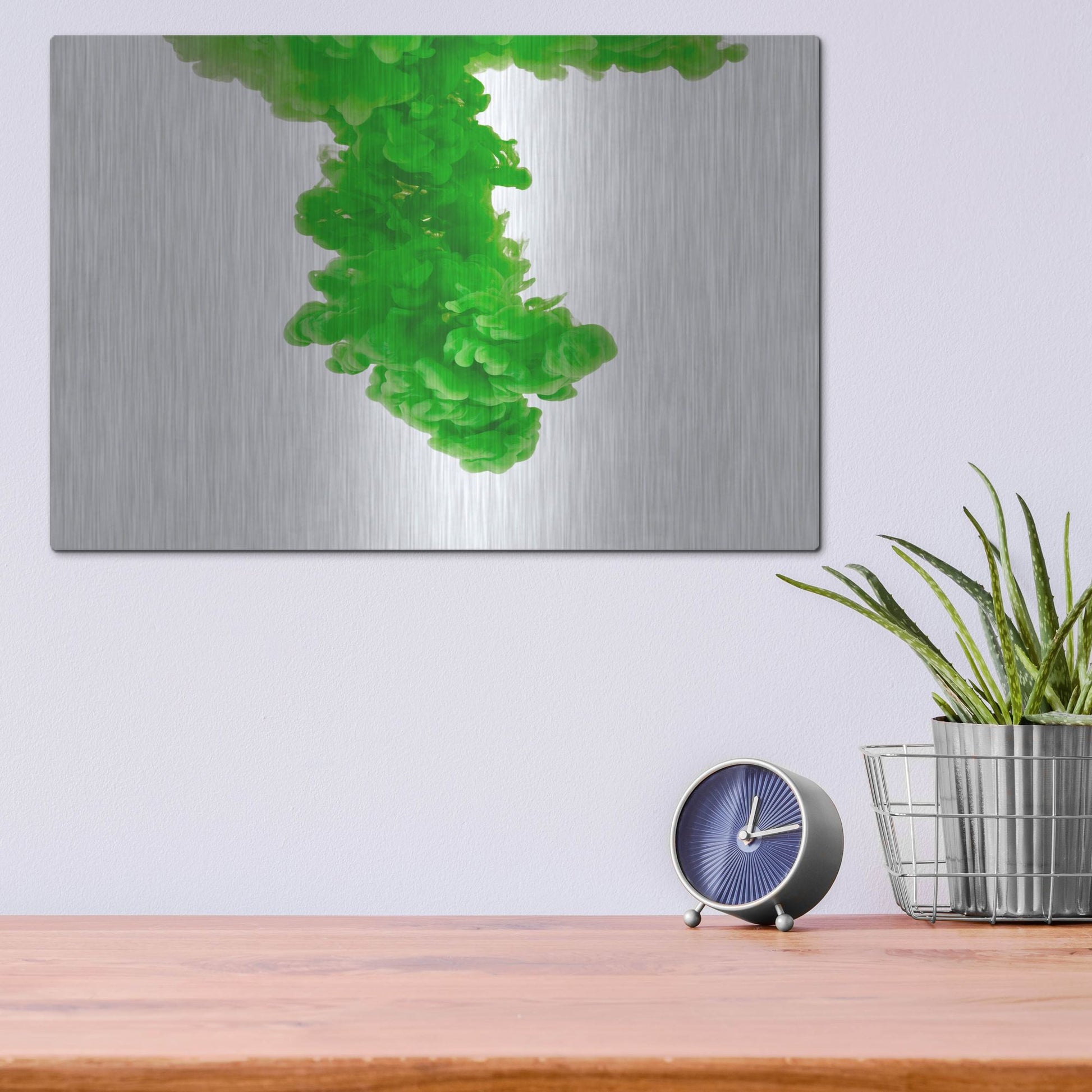 Luxe Metal Art 'Absinthe' by Luxe Portfolio, Metal Wall Art,16x12