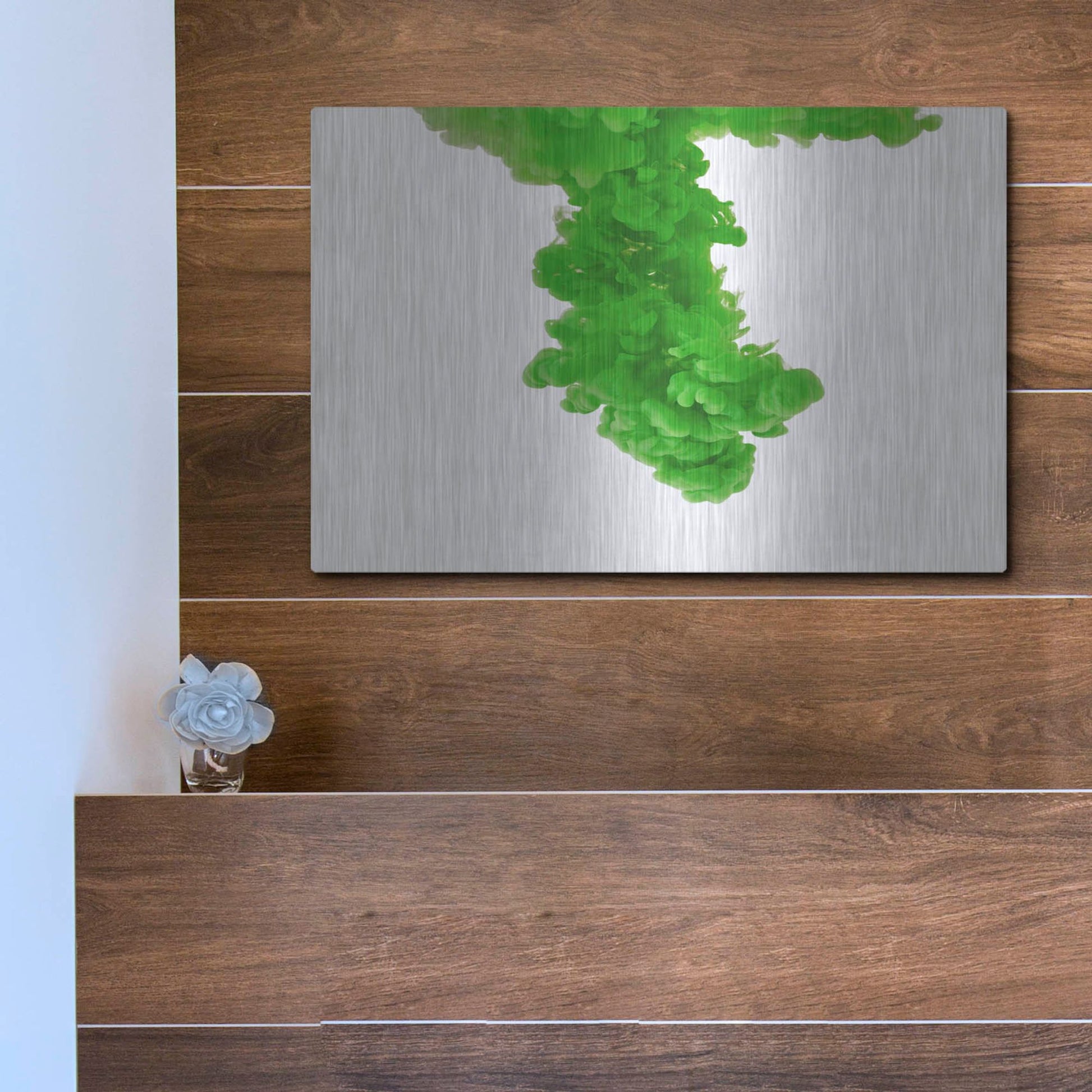 Luxe Metal Art 'Absinthe' by Luxe Portfolio, Metal Wall Art,16x12