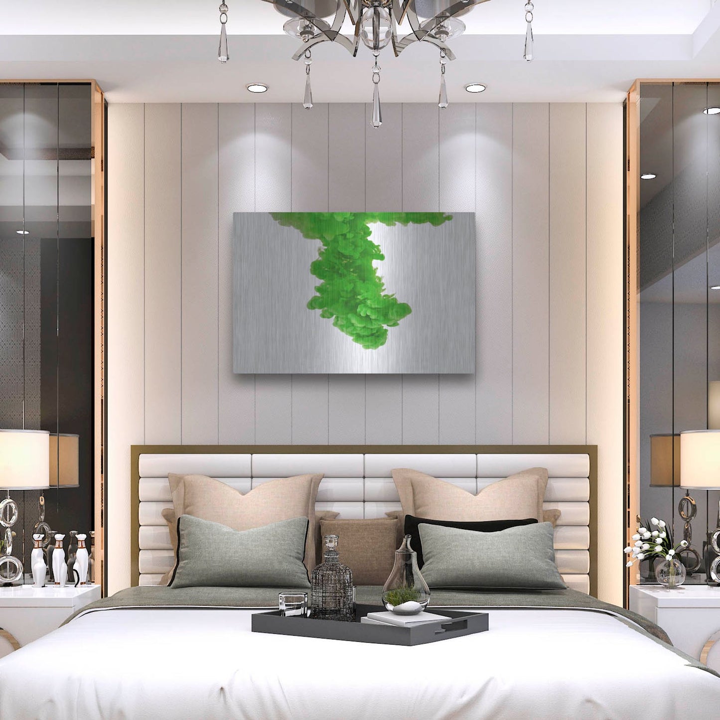 Luxe Metal Art 'Absinthe' by Luxe Portfolio, Metal Wall Art,36x24