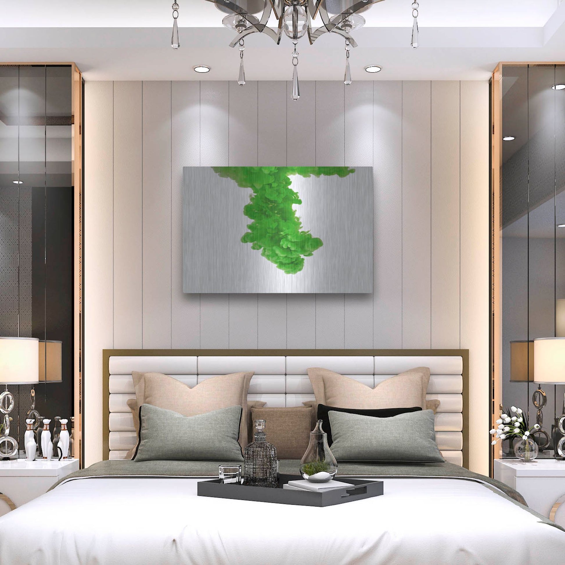 Luxe Metal Art 'Absinthe' by Luxe Portfolio, Metal Wall Art,36x24