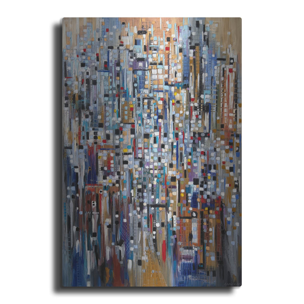'Abstract Life' by Ekaterina Ermilkina – Metal Wall Art