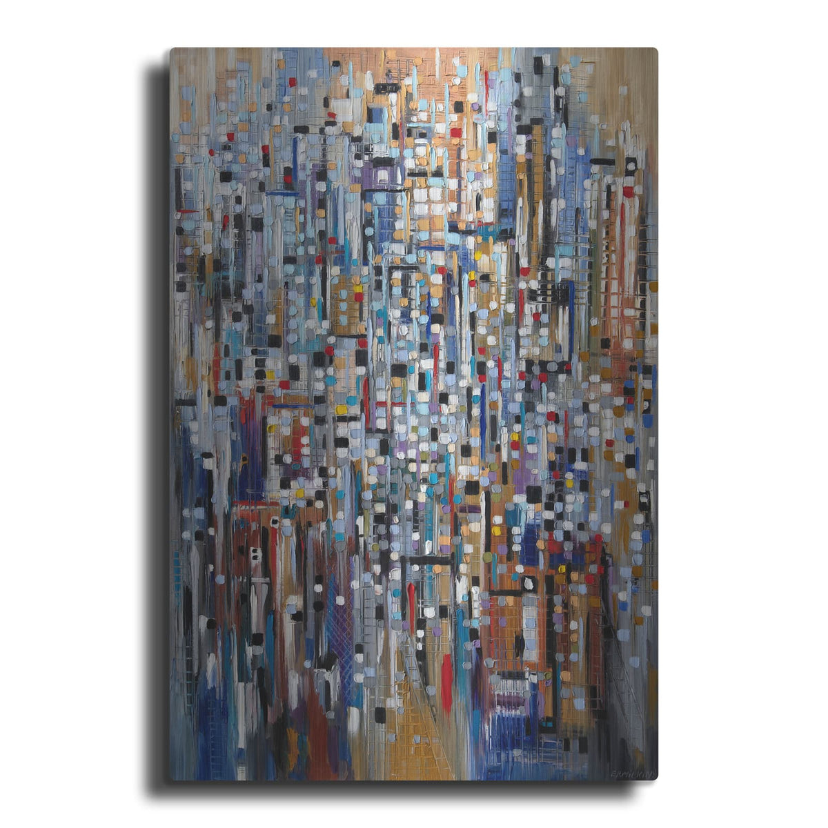 'Abstract Life' by Ekaterina Ermilkina – Metal Wall Art
