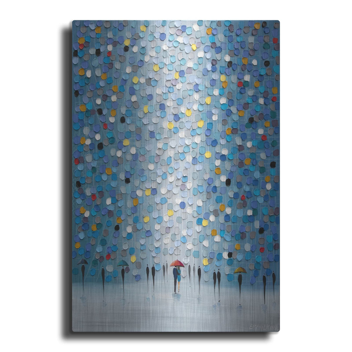 'Blue Heaven' by Ekaterina Ermilkina – Metal Wall Art