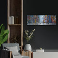 'Charming City' by Ekaterina Ermilkina – Metal Wall Art, 36x12 room view