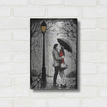 Luxe Metal Art 'Lamp' by Loui Jover, Metal Wall Art,12x16