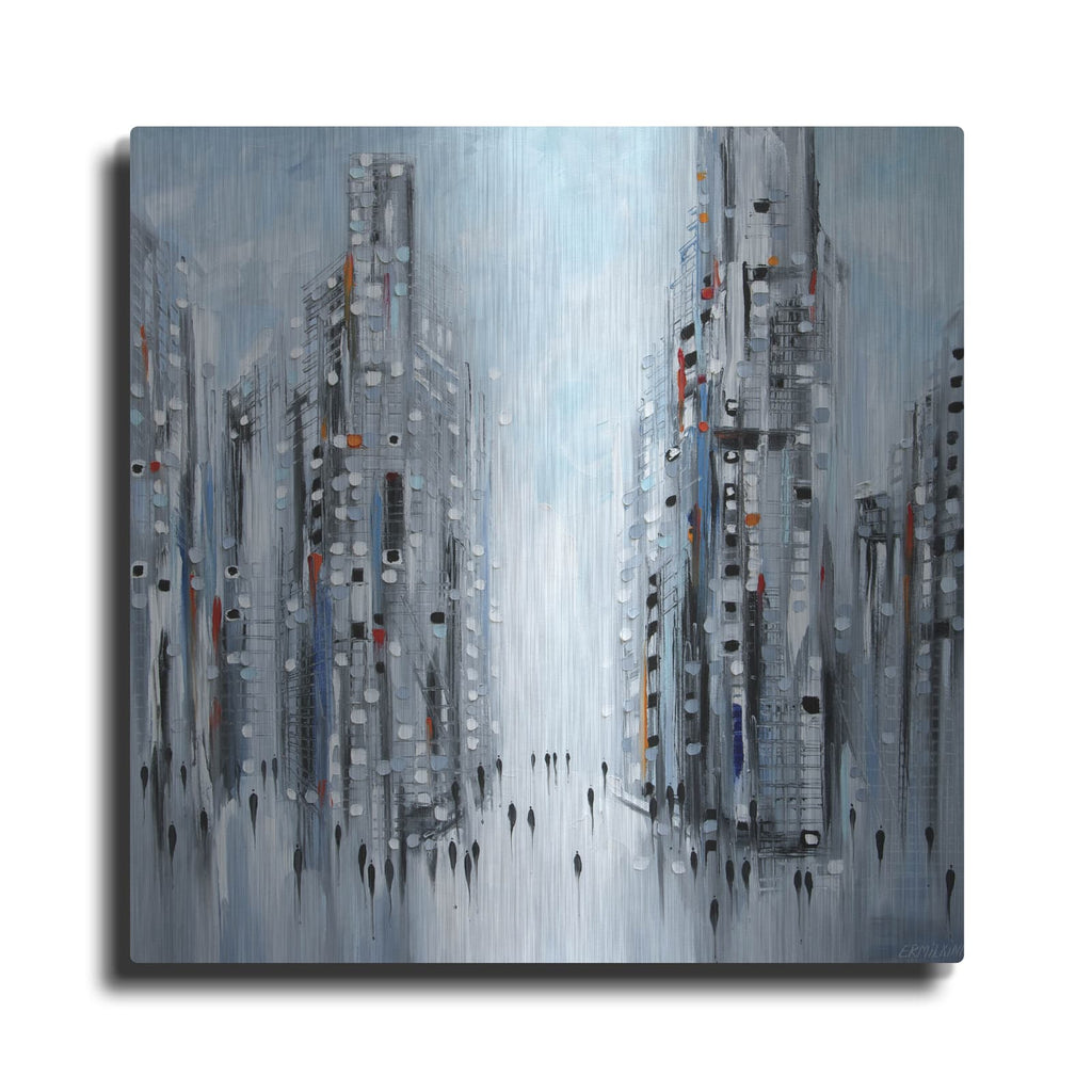 'Jam City' by Ekaterina Ermilkina – Metal Wall Art