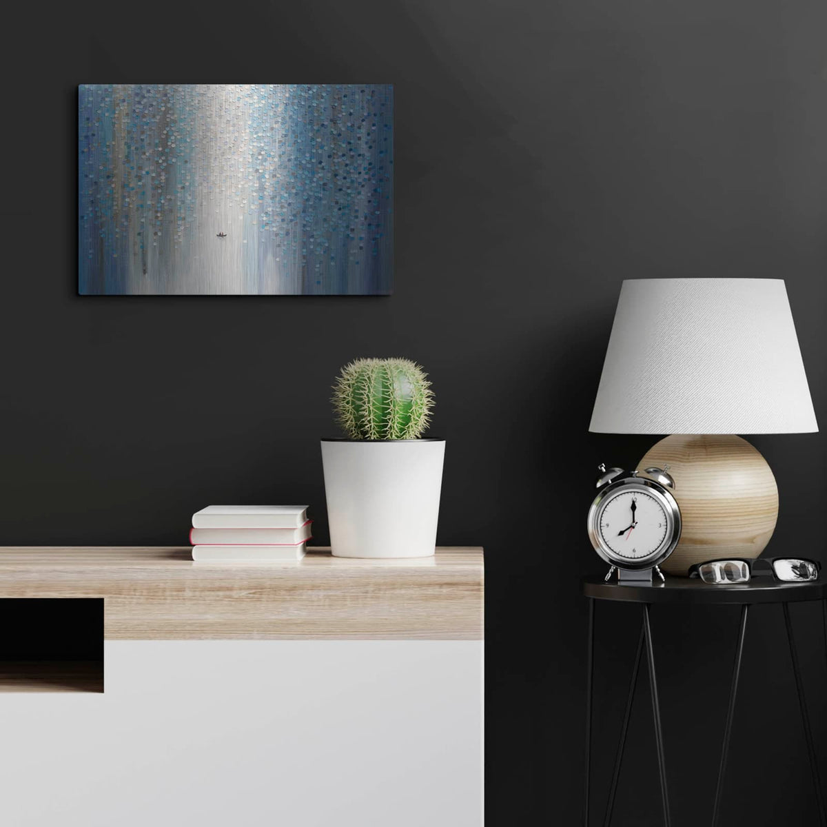 'Lovers' Erscape' by Ekaterina Ermilkina – Metal Wall Art, 24x16 room view
