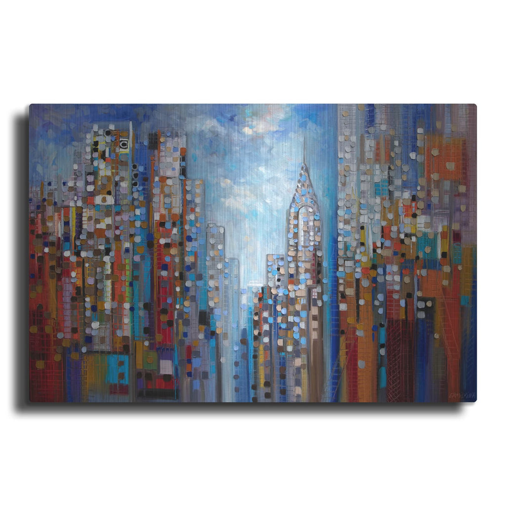 'Manhattan' by Ekaterina Ermilkina – Metal Wall Art