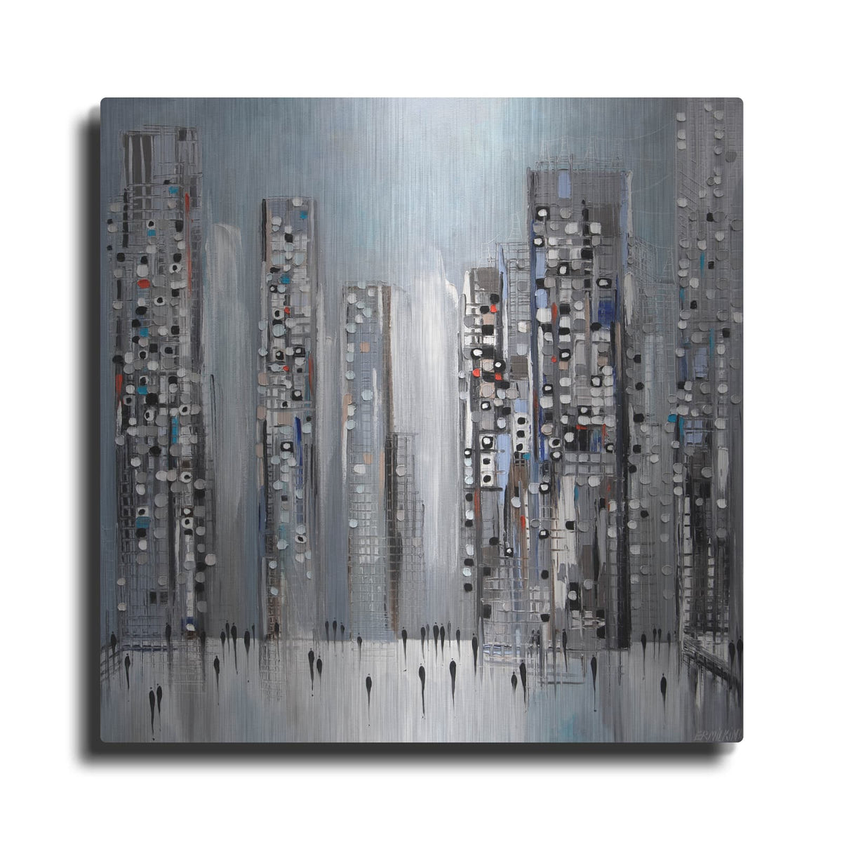 'Modern Life' by Ekaterina Ermilkina – Metal Wall Art