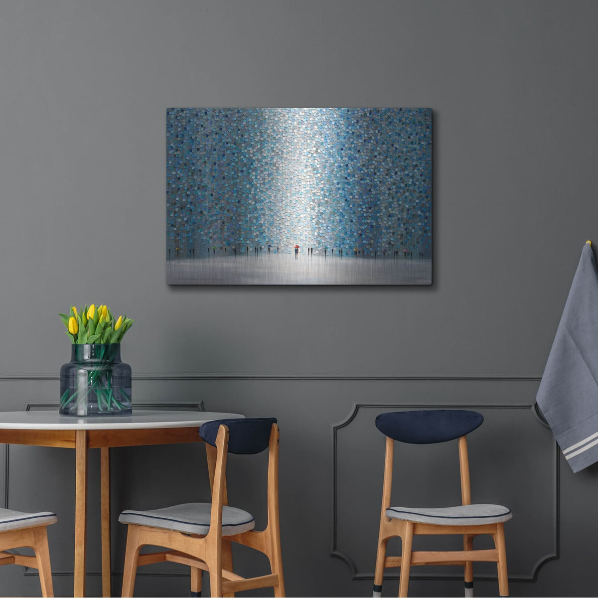 'Morning Rain' by Ekaterina Ermilkina – Metal Wall Art, 36x24 room view