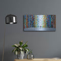 'Rainy Fantasy' by Ekaterina Ermilkina – Metal Wall Art, 24x12 room view