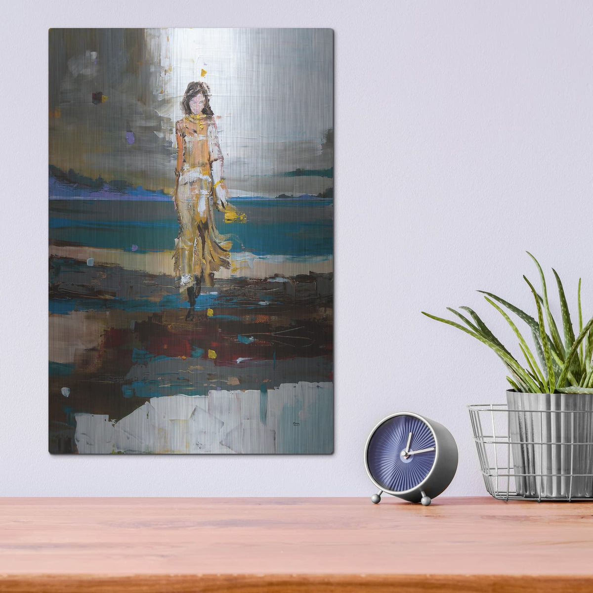 'The Storm' by Oscar Alvarez Pardo – Metal Wall Art, 12x16 room view