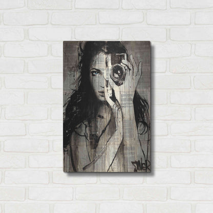 Luxe Metal Art 'Long Shot' by Loui Jover, Metal Wall Art,16x24