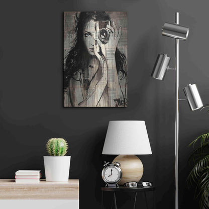 Luxe Metal Art 'Long Shot' by Loui Jover, Metal Wall Art,16x24